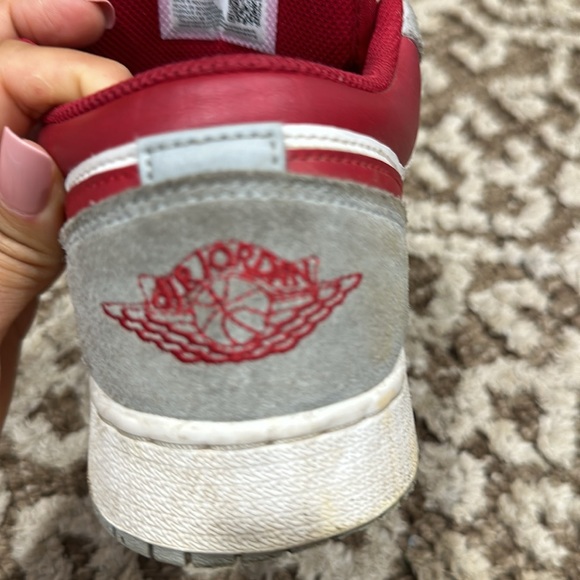 Red and grey Jordan’s Air Force 1 low top good conditions - Picture 5 of 8